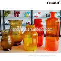 Wholesale manufacturing colored glass vase for home decoration